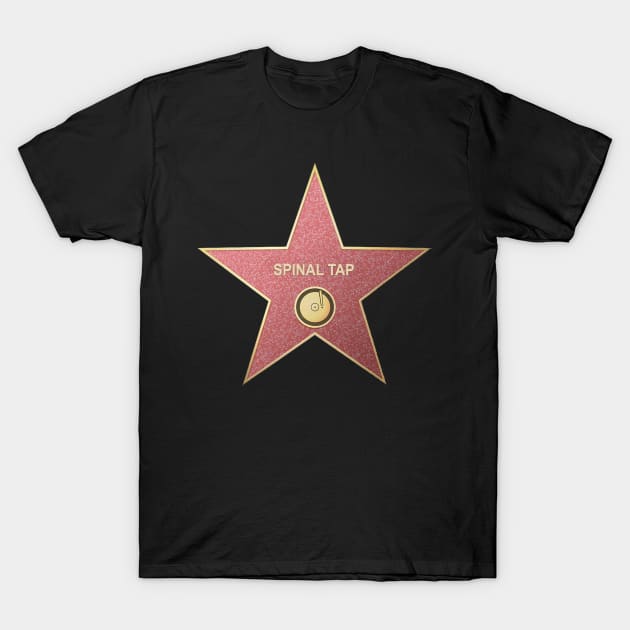 Spinal Tap's Hollywood Star! T-Shirt by RetroZest